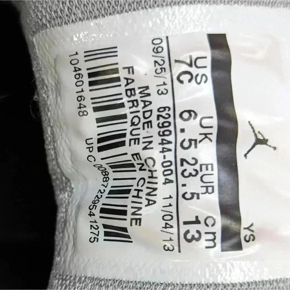 Nike Air Jordan Flight SC-3 (BT) Baby Toddlers Basketball Shoes - 7C - Picture 8 of 9